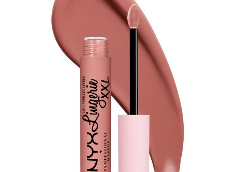 NYX Professional Makeup Lip Lingerie XXL Labial líquido Larga duración, Fórmula Vegana, Tono Undress Embalaje Deteriorado Online Sale