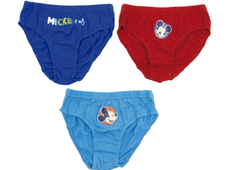 Talla: 4-5 - Arditex WD14263 Conjunto de 3 slips de algodón niño, Mickey Discount