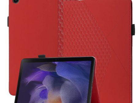 Funda Carcasa Compatible con Samsung Galaxy Tab A8 SM-X200 X205 X207 10.5 Pulgadas 2021,PU Cuero y Soporte Protector Folio Libro Tablet Cover Fundas para Galaxy Tab A8 2021 Rojo Cheap